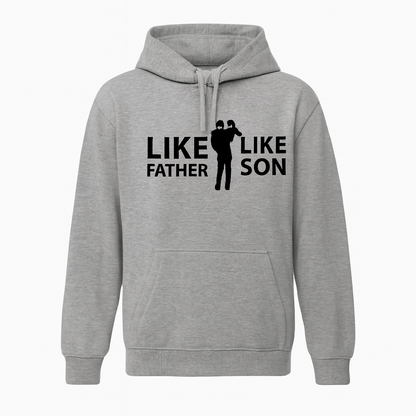 New winter Collection Full Grey Hoodie Father And Son Printed For Men And Boys (Extra Large)