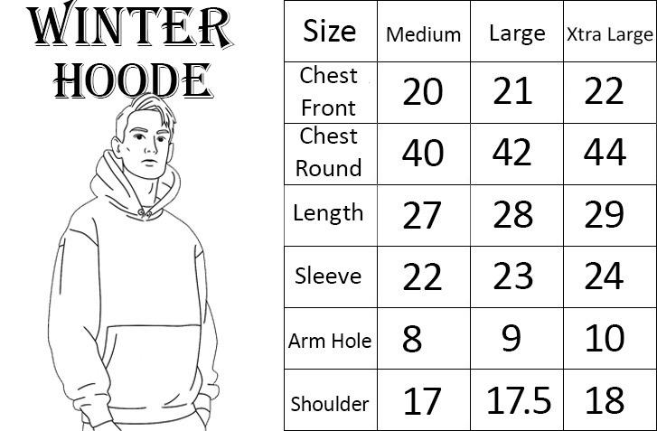 New winter Collection Full Grey Hoodie (Large)