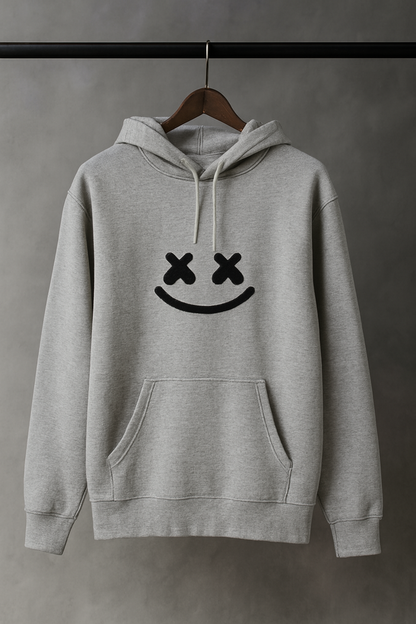 New winter Collection Full Grey Hoodie (Large)