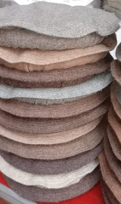 Plain Peshawari Cap Traditional Design Durable Quality Comfortable Fit Stylish Look Perfect Choice For Cultural Events (Random Color)